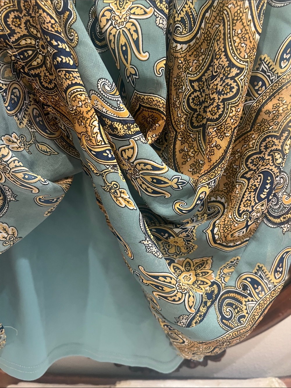 Paisley Ruffle Sundress/Long Tunic - Picture 5 of 6